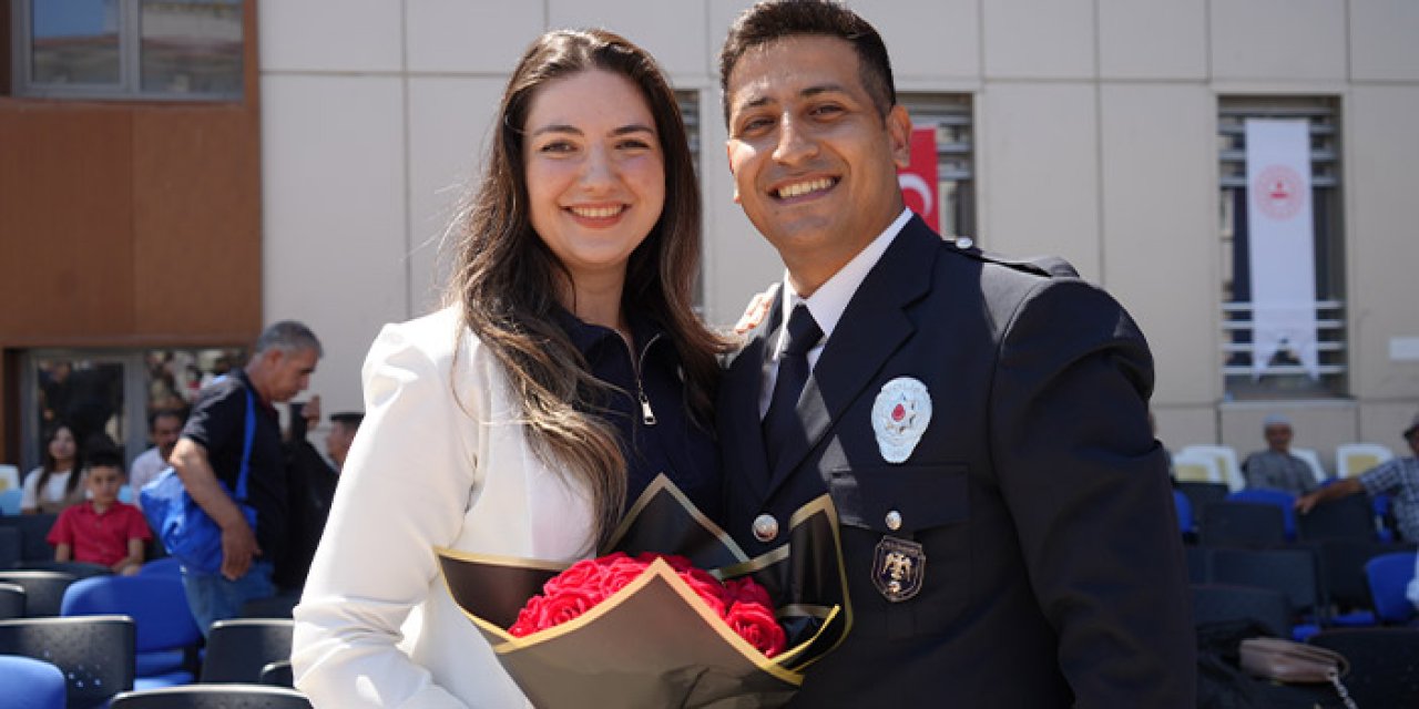 Bayburt POMEM'de mezuniyet ve evlilik sevinci bir arada!