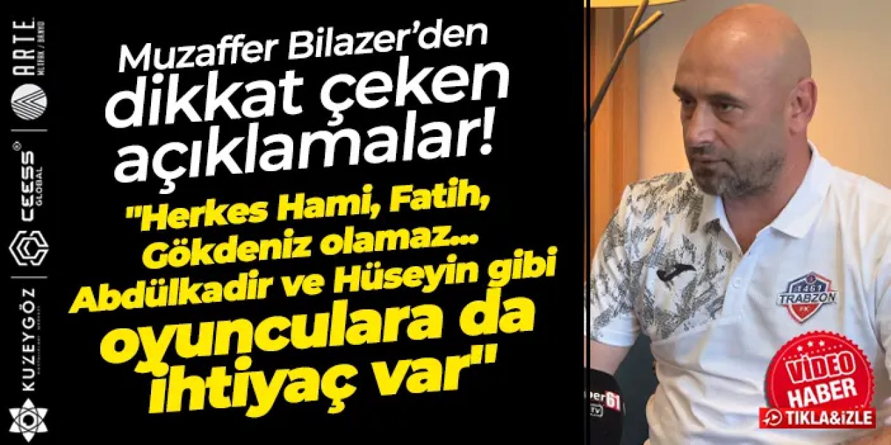 Muzaffer Bilazer’den dikkat çeken tespitler: "Trabzon futbolu vizyonunu kaybediyor"