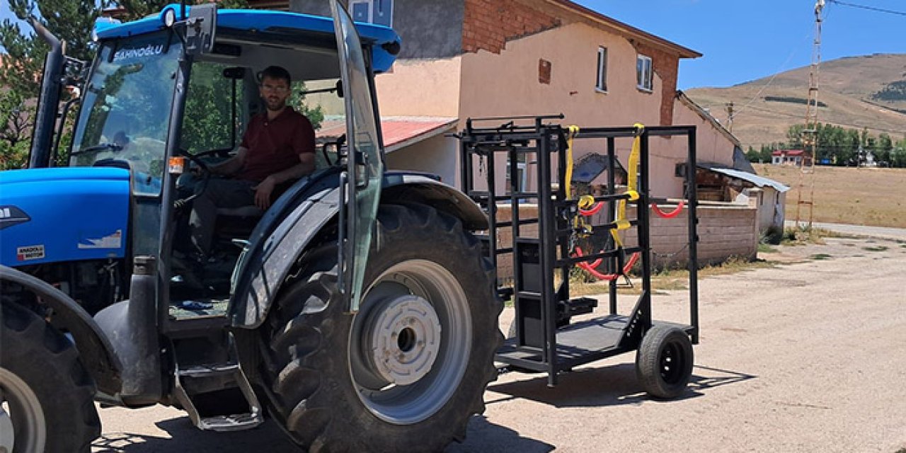 Bayburt'ta hayvancılığa teknolojik dokunuş: Travay sistemi hizmete girdi
