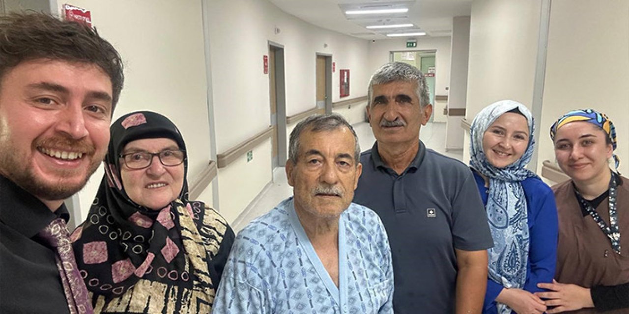 Bayburt'ta 80 yaşındaki hasta kapalı ameliyatla hayata tutundu