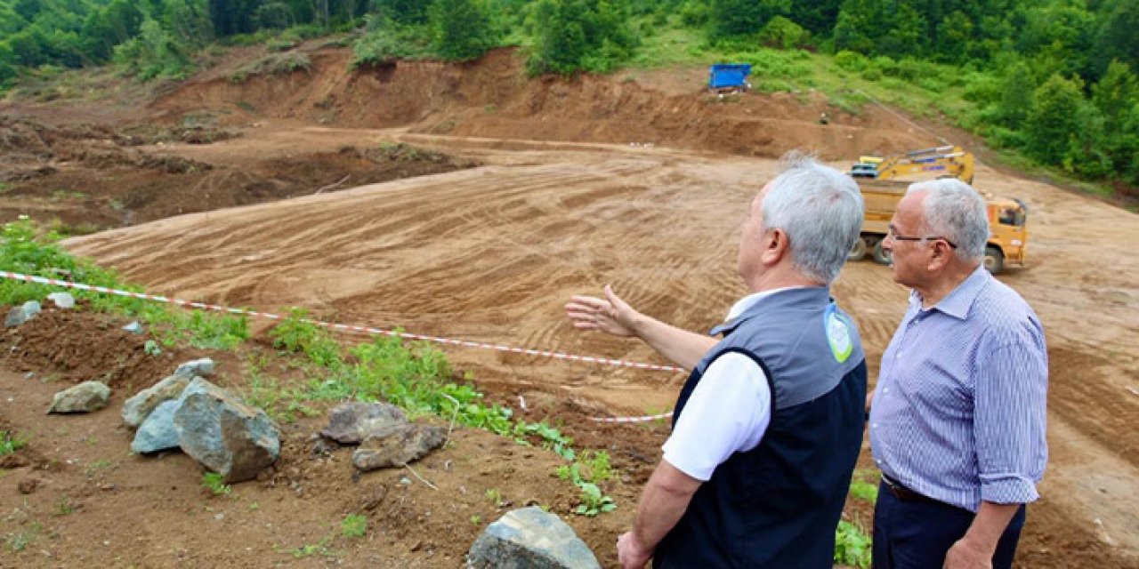 Ordu'da su sorununa gölet çözümü