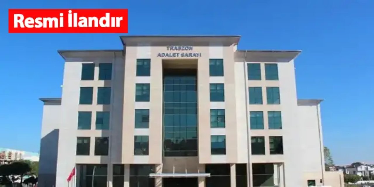 T.C. Trabzon 1. Sulh Hukuk Mahkemesinden ilanen tebliğ