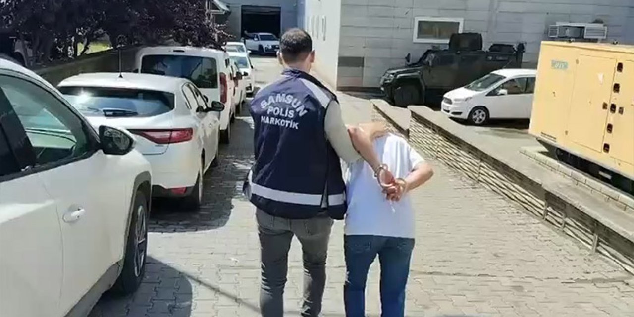 Samsun'da uyuşturucu hükümlüsü yakalandı