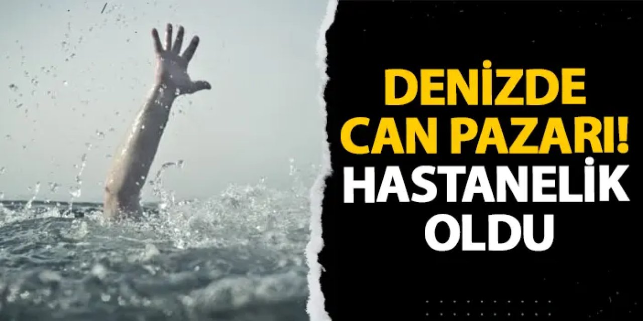 Samsun’da denizde can pazarı! Hastanelik oldu