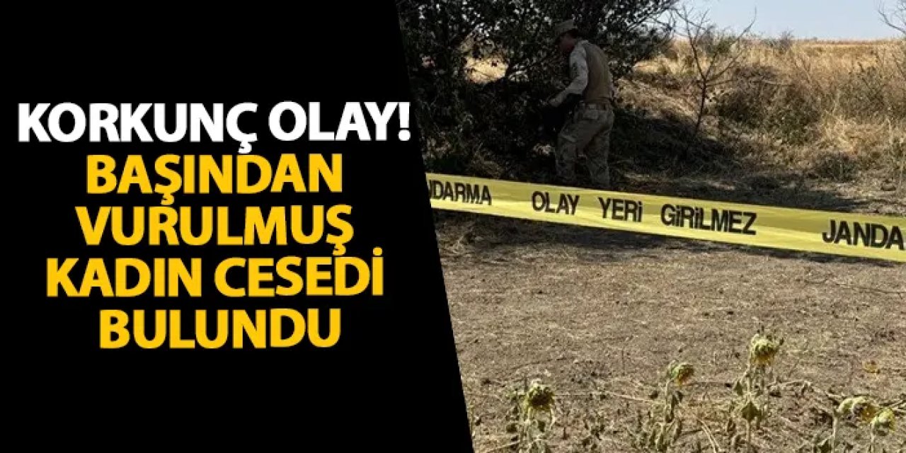 Edirne’de korkunç olay! Başından vurulmuş kadın cesedi bulundu