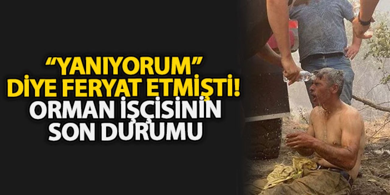 “Yanıyorum” diye feryat etmişti! Orman işçisinin son durumu