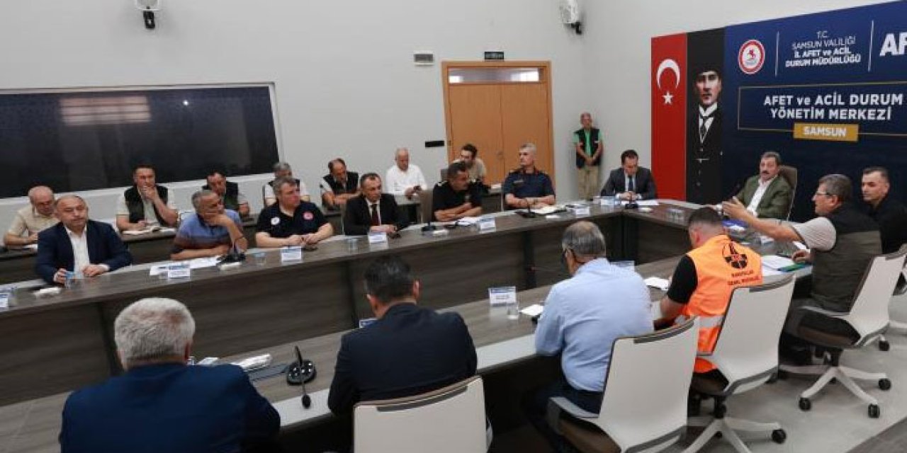 Samsun’da orman yangınlarıyla mücadele için kapsamlı tedbirler alındı!