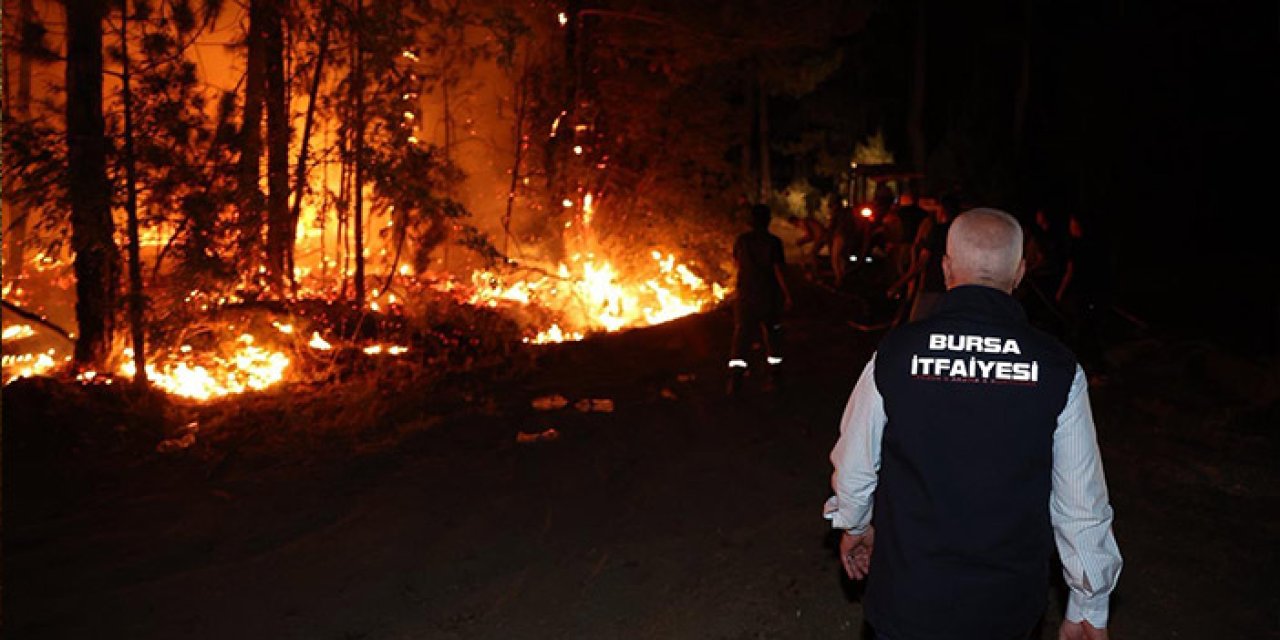 Bursa Harmancık’ta şüpheli yangın! 2 gözaltı