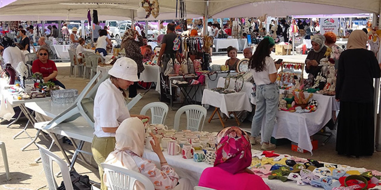 Samsun'da kadın emeği festivali kapılarını açtı