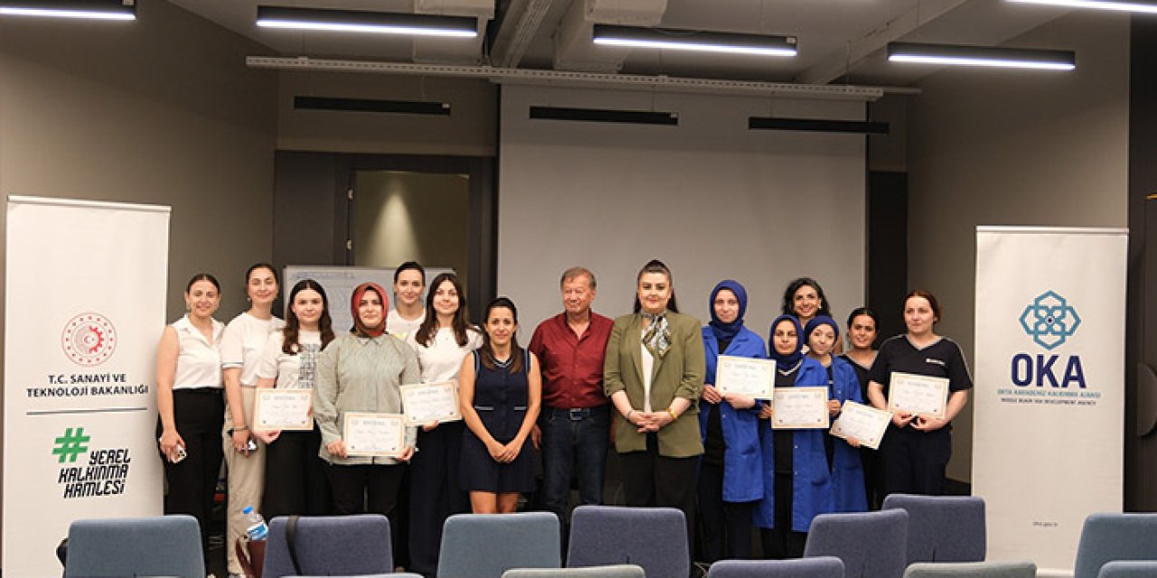 Samsunlu kadınlar sanayiye hazır! Enjeksiyon eğitimi tamamlandı