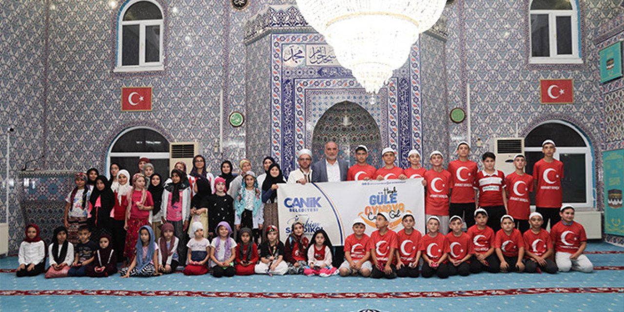 Samsun Canik’te çocuklar “Haydi Güle Oynaya Camiye Gel” etkinlikleriyle buluşuyor