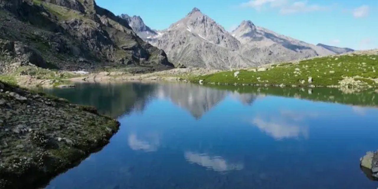 Artvin’de sıcaklardan kaçaklar Yusufeli’nin zirvelerine çıkıyor
