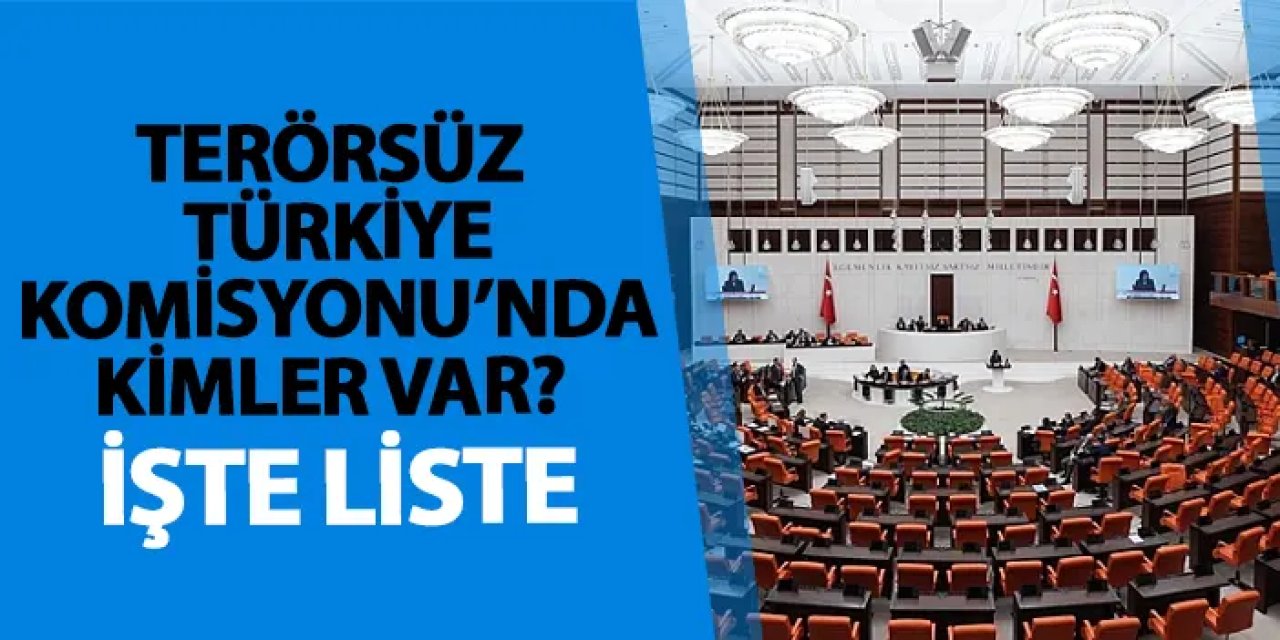 Terörsüz Türkiye Komisyonu’nda kimler var? İşte liste