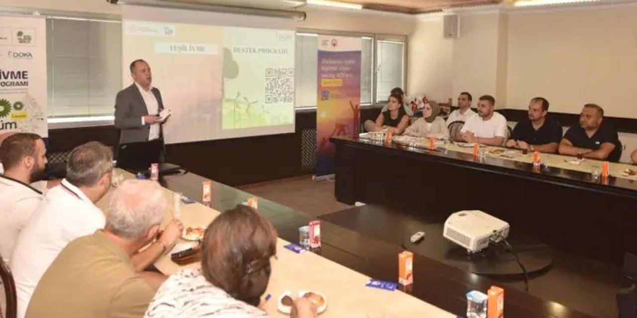 Trabzon’da işadamlarına Yeşil İvme Destek Programı tanıtıldı!