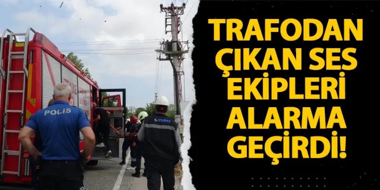 Samsun’da trafodan çıkan ses ekipleri alarma geçirdi!