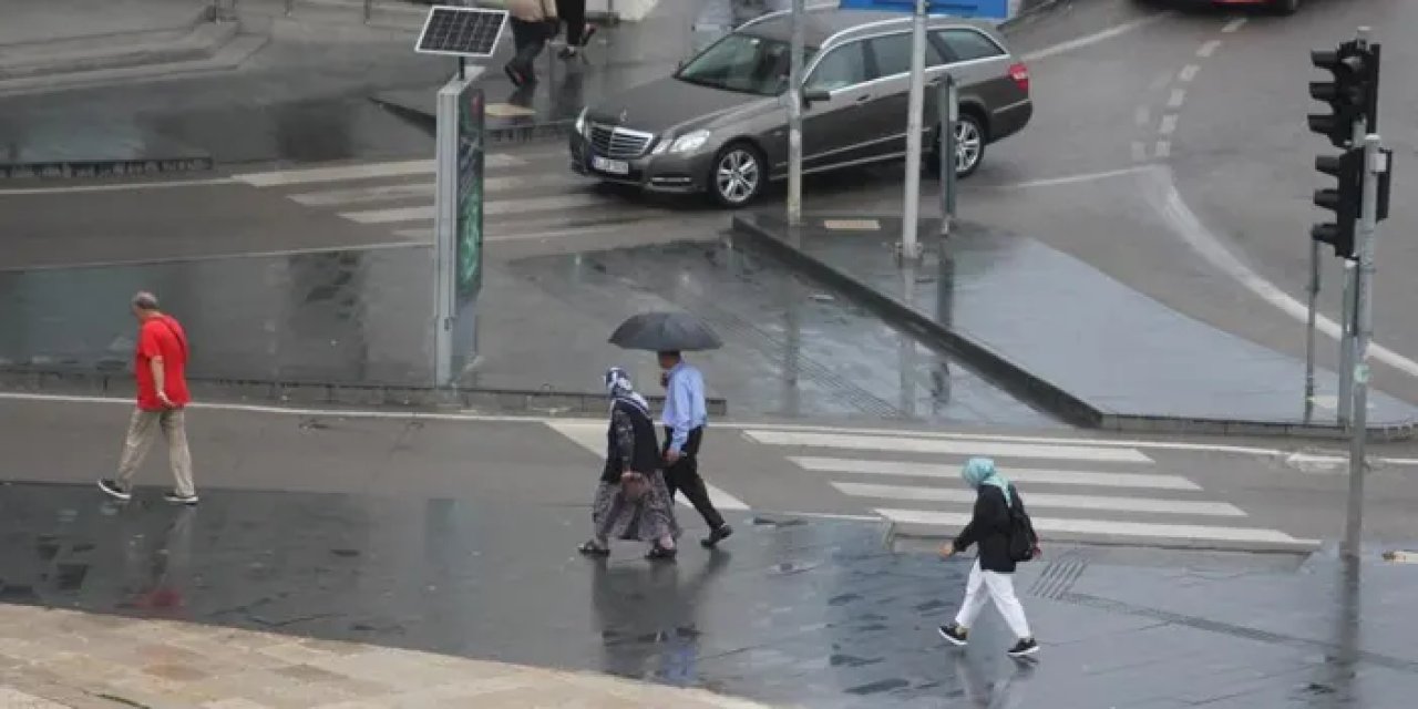 Samsun yağan yağmur ile serinledi!