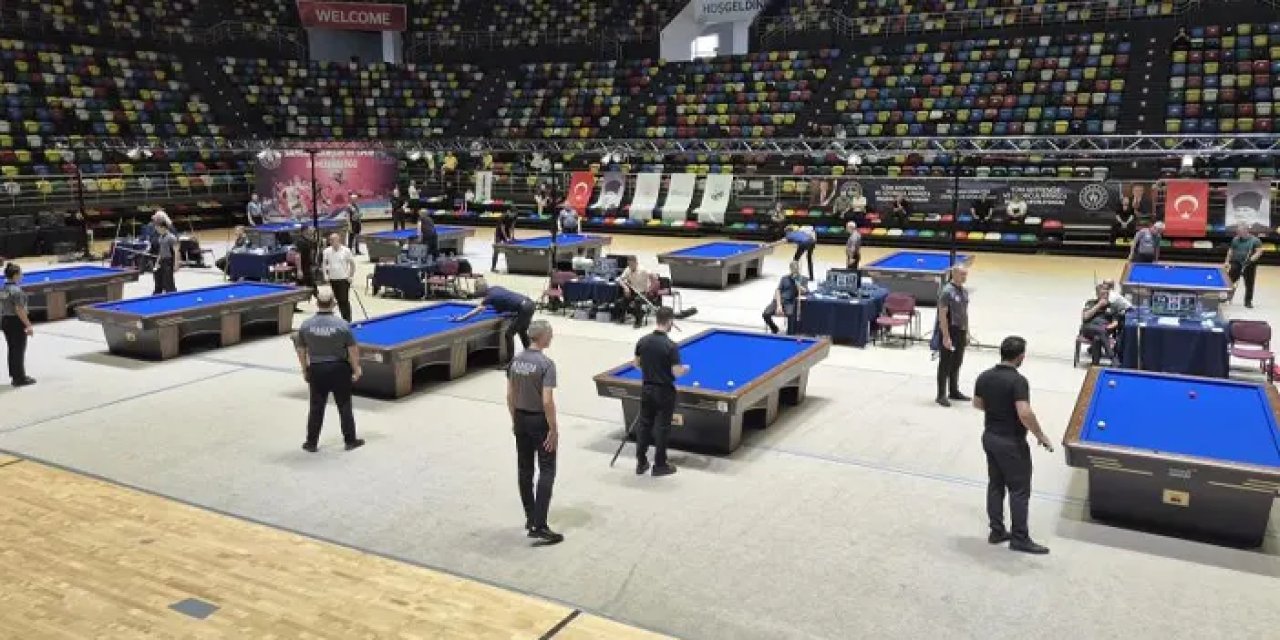 Samsun’da 1700 sporcunun katıldığı bilardo şampiyonası tamamlandı