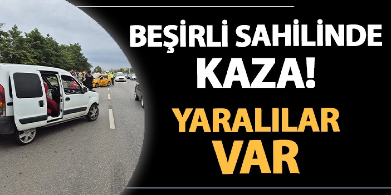 Trabzon Beşirli Sahil Yolu’nda Trafik Kazası: 2 Yaralı