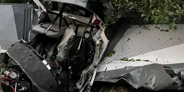Evlilik teklifi için havalanan uçak düştü: İki kişi yaralandı