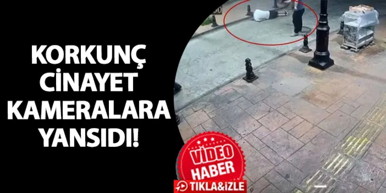 Giresun’da korkunç cinayet kameralara yansıdı!