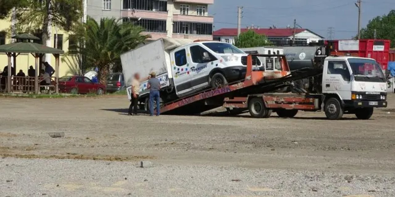 Samsun Tekkeköy Belediyesi’nde 10 araca haciz geldi