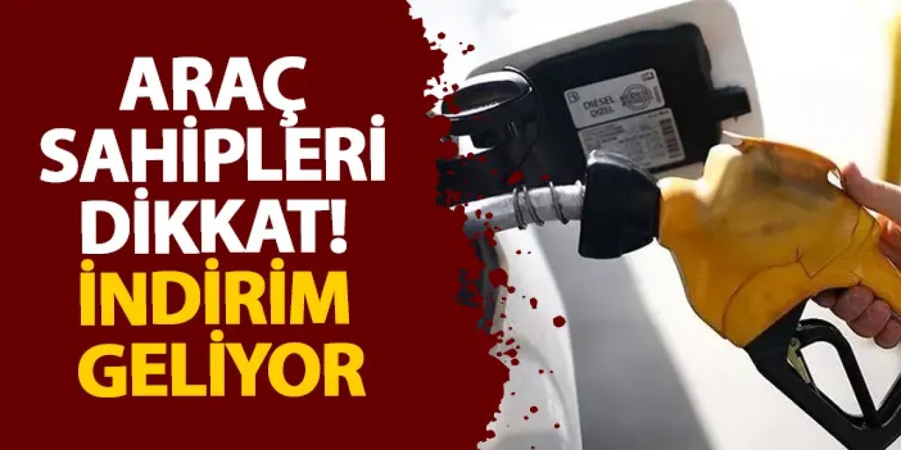 Motorine 1 lira 77 kuruş indirim geliyor: Fiyatlar yarın değişiyor
