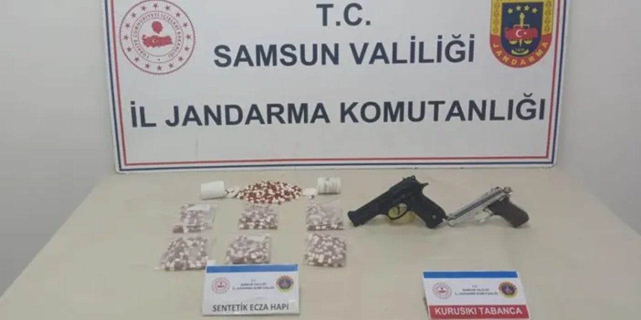 Samsun’da uyuşturucu baskını! Evinde hap ele geçen şahıs tutuklandı