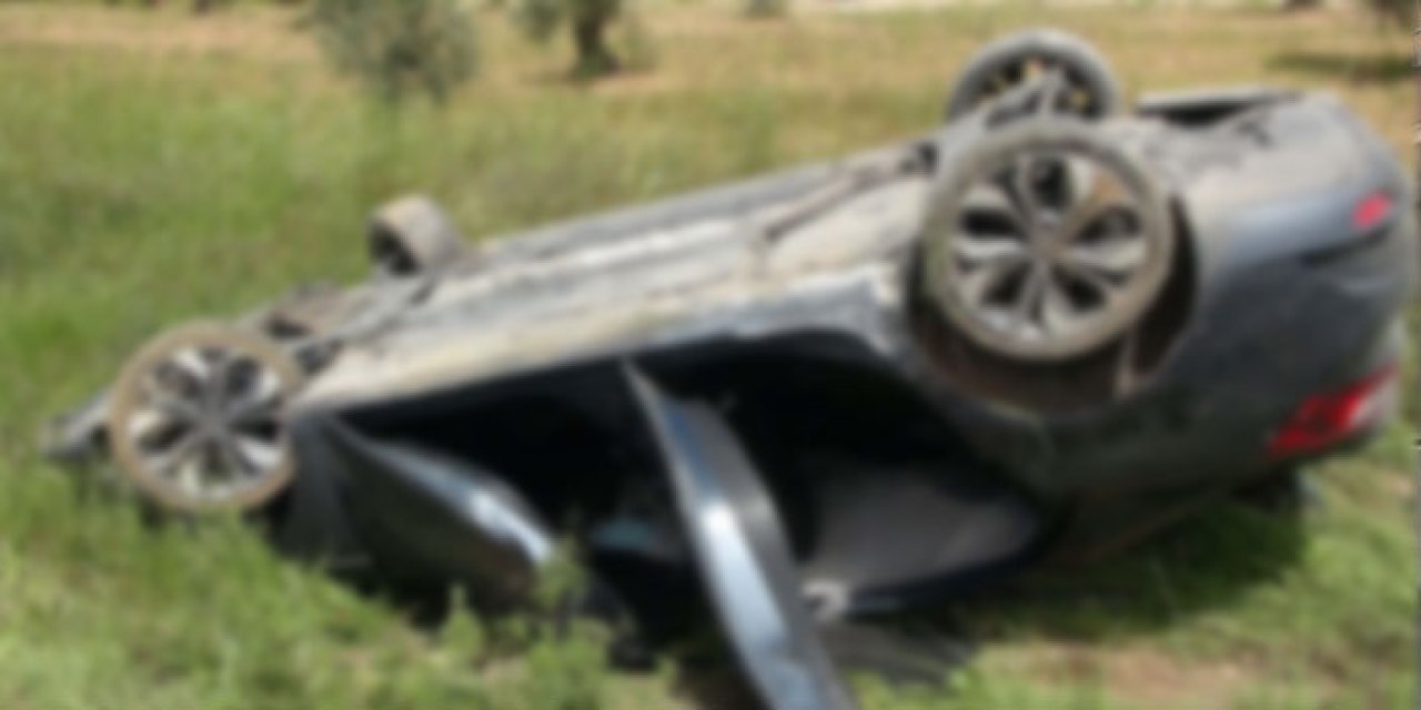 Samsun Ladik’te otomobil devrildi! 4 kişi yaralandı