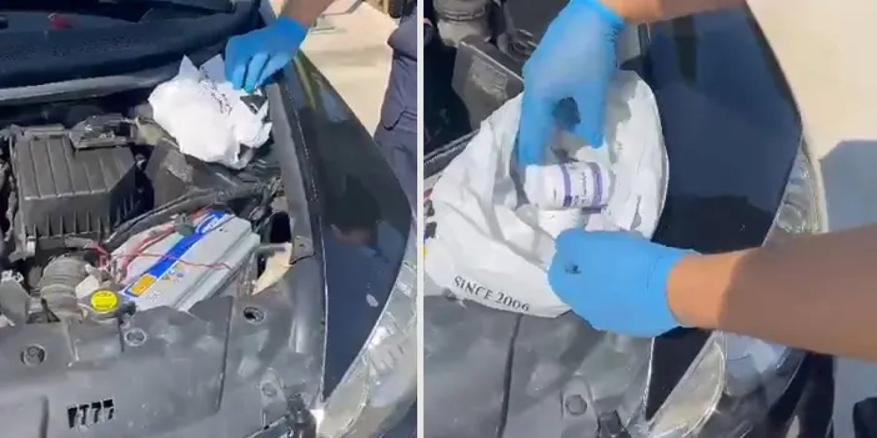 Samsun’da durdurulan araçtan çıkanlar şok etti!