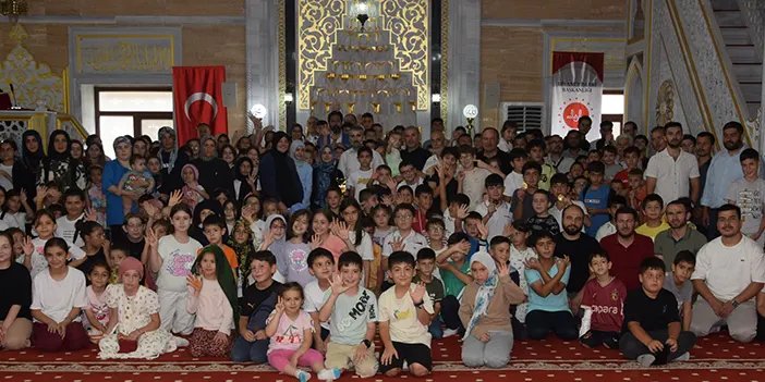 Espiye'de yaz Kur'an Kursunda çocuklara şenlik düzenlendi