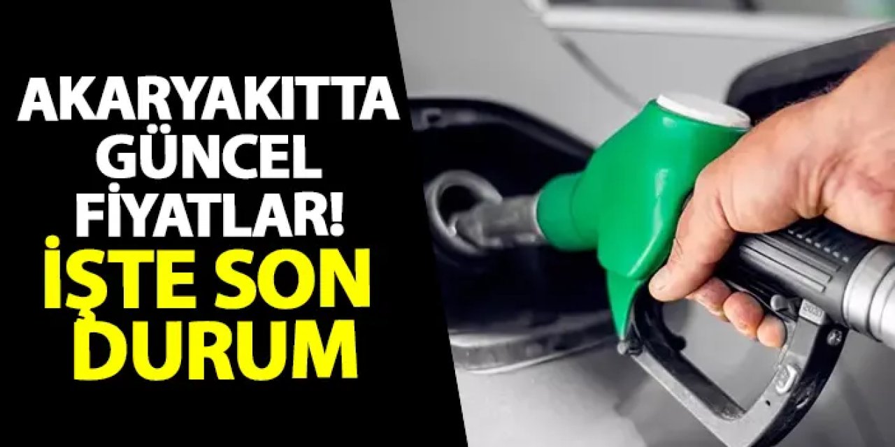 Akaryakıtta fiyatlar sabit kaldı: Trabzon’da güncel rakamlar