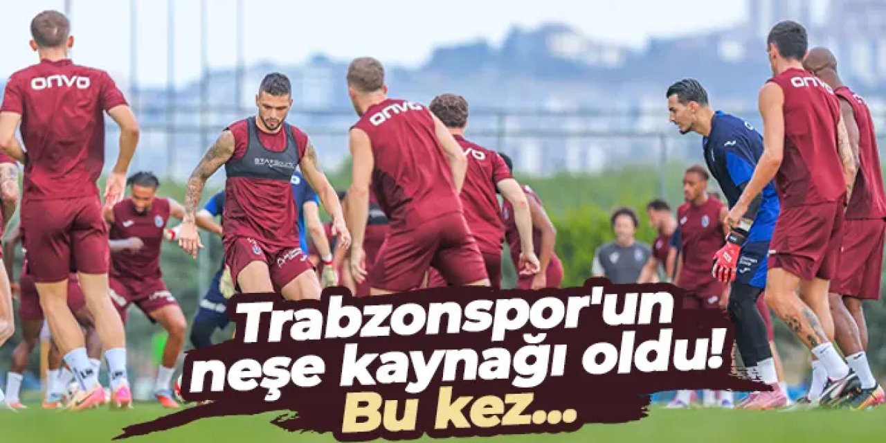 Trabzonspor'un neşe kaynağı oldu! Bu kez...