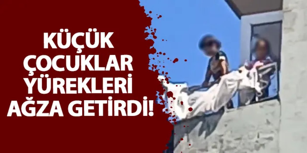 Samsun’da küçük çocuklar yürekleri ağza getirdi!