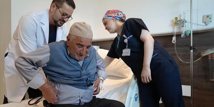 Oksijen tüplerine bağlı yaşıyordu! Tedaviyi Samsun'da buldu