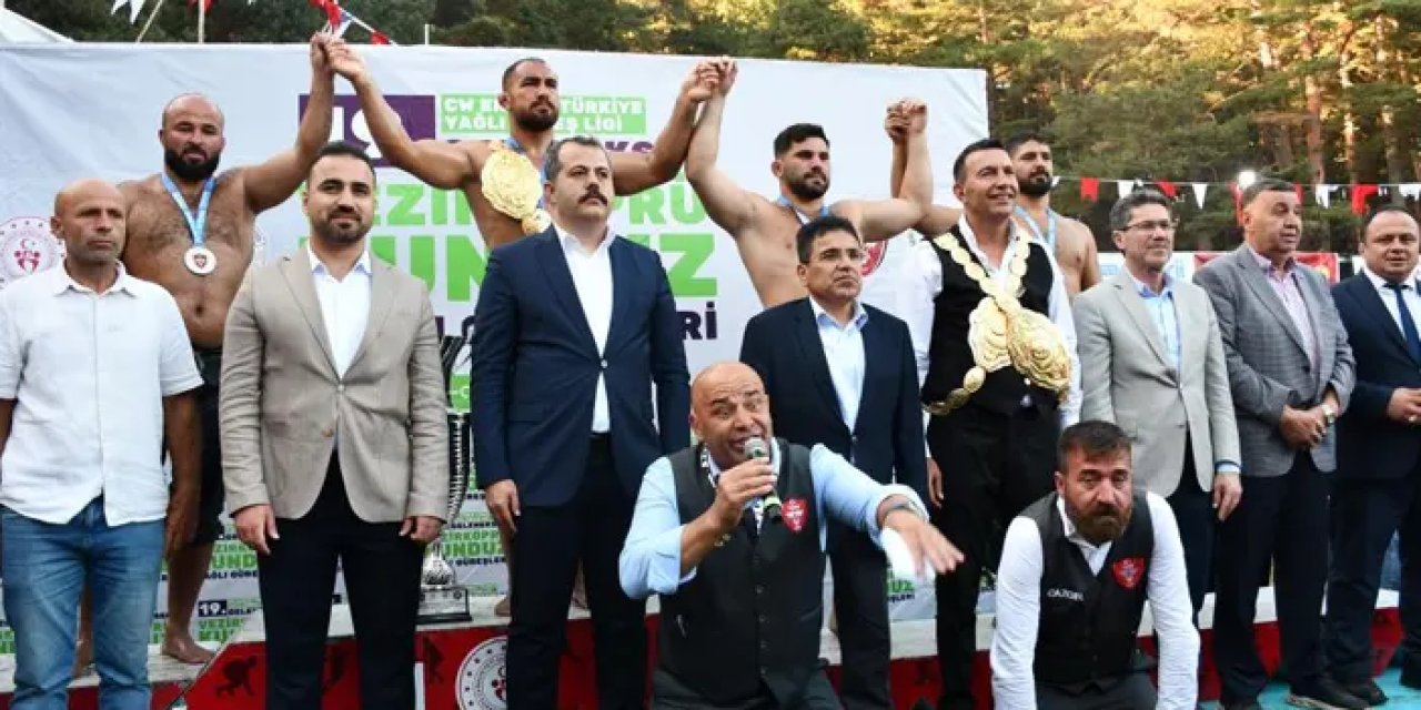 Samsun’da Başpehlivan Feyzullah Öztürk oldu!