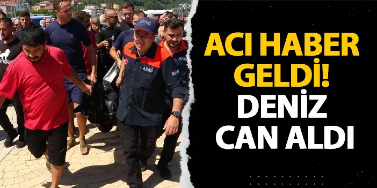 Ordu’dan acı haber geldi! Deniz can aldı