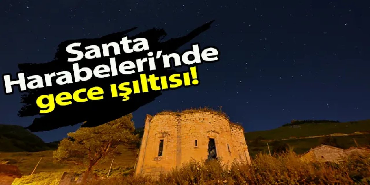 Santa Harabeleri’nde yıldızlı gece!