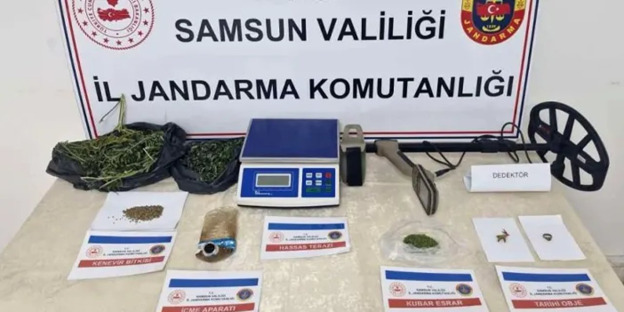 Samsun jandarma tarafından zehirle yakalandı!