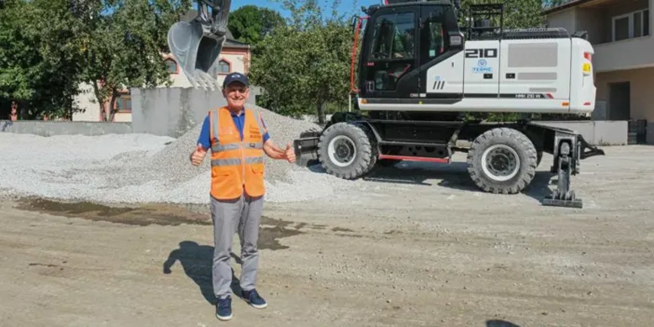 Samsun’da 10 milyonluk ekskavatör desteği!