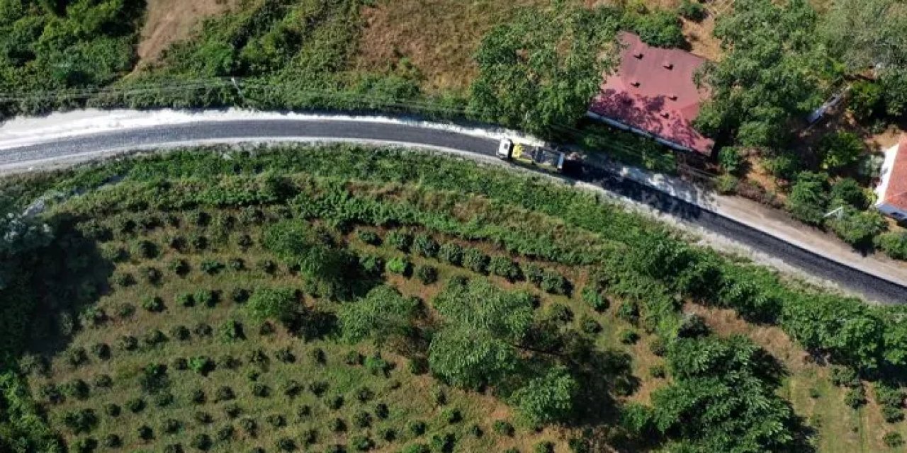 Ordu’da yollarda sıcak asfalt çalışmaları yürütülüyor