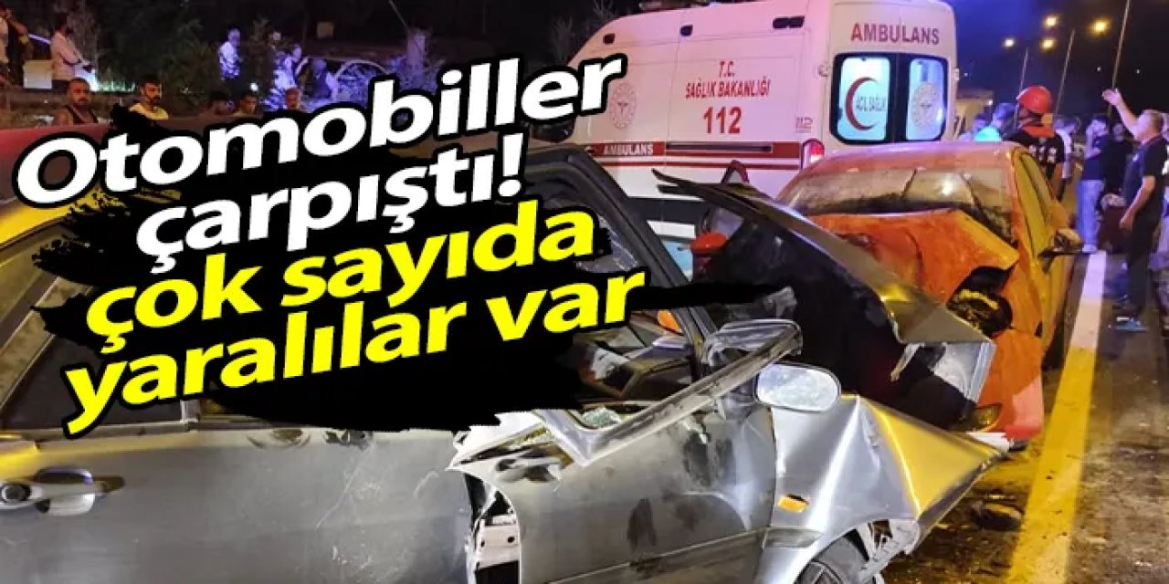 Samsun'da dehşet kaza! Yaralılar var