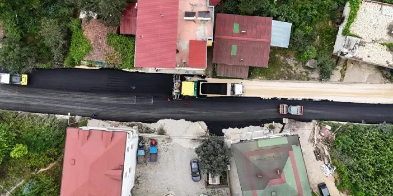 Ordu’da asfalt çalışmaları sürdürülüyor