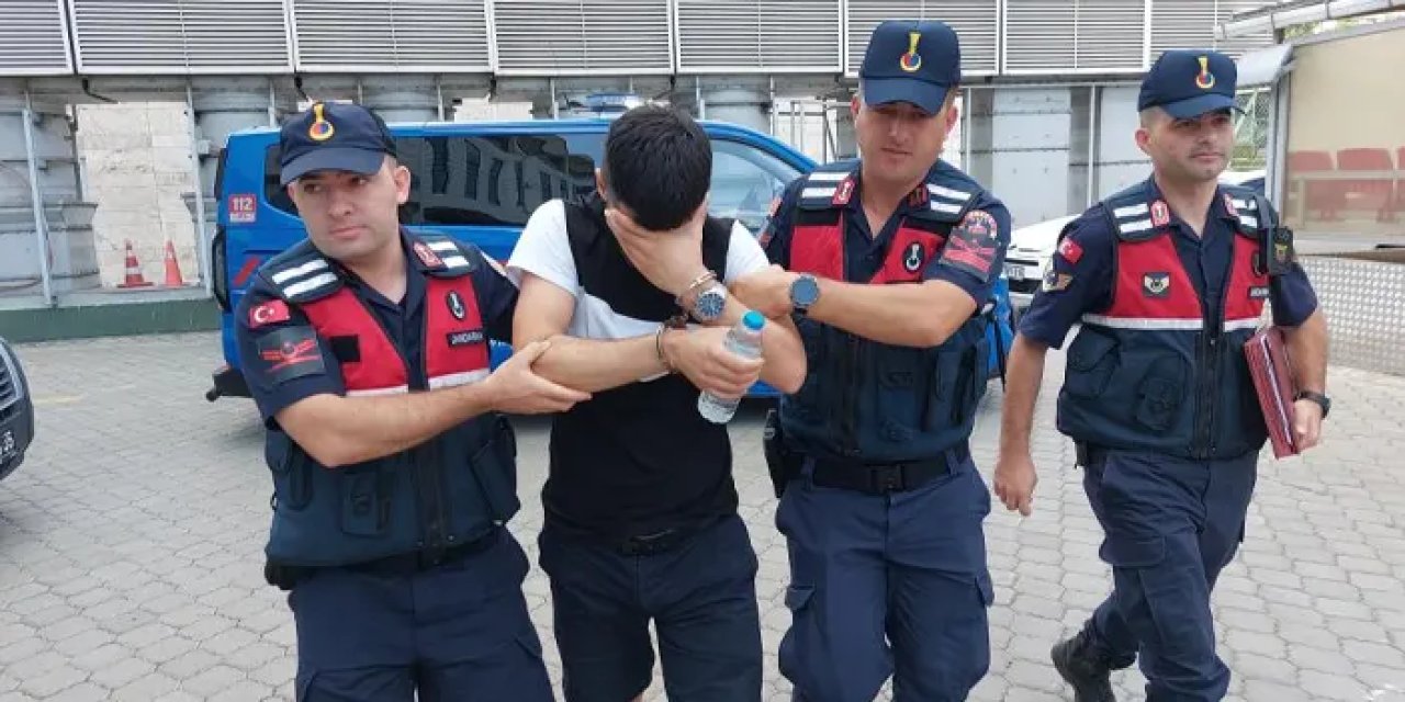 Samsun’da jandarmanın takibi sonucu uyuşturucu ile yakalandı