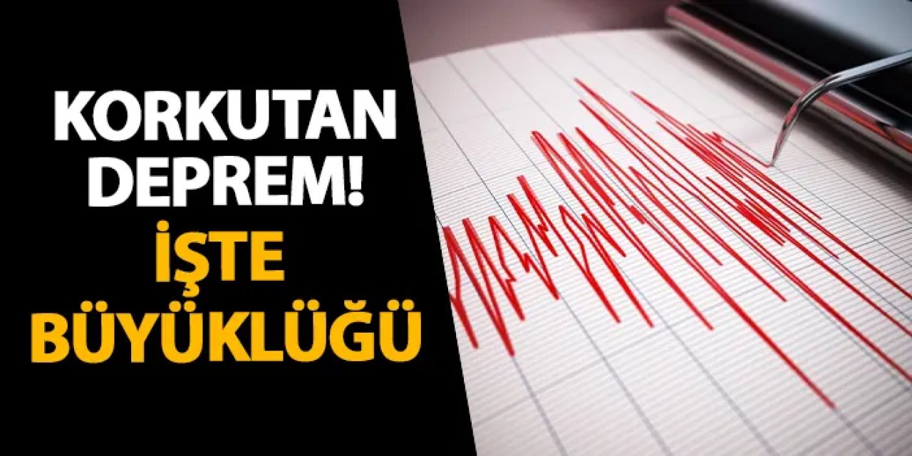 Balıkesir'de deprem! İzmir de deprem ile sarsıldı!