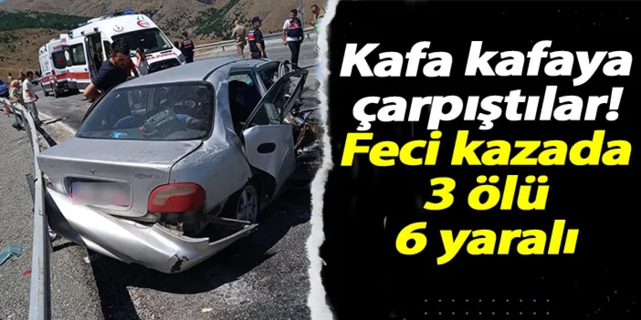 Erzincan'da dehşet kaza! 3 kişi hayatını kaybetti