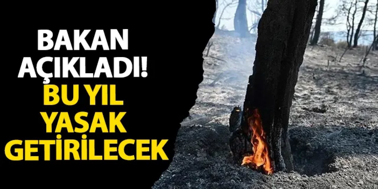 Bakan açıkladı! Bu yıl yasak getirilecek
