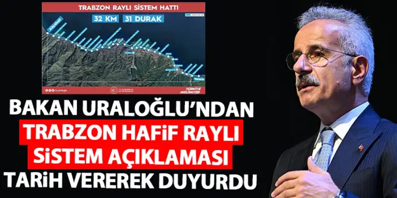 Trabzon'da hafif raylı sitem için yeni gelişme! 2026 yatırım programına girecek