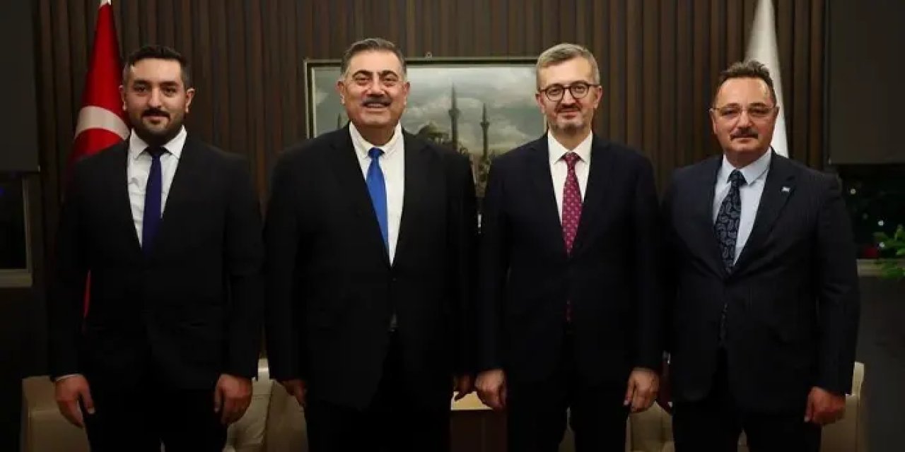 TİMBİR heyetinden İletişim Başkanı Burhanettin Duran’a ziyaret!