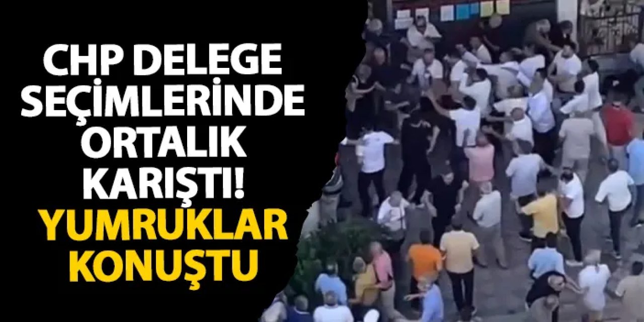 Samsun CHP’de seçimlerde yumruklu kavga! Profesör yüzüne tekme yedi