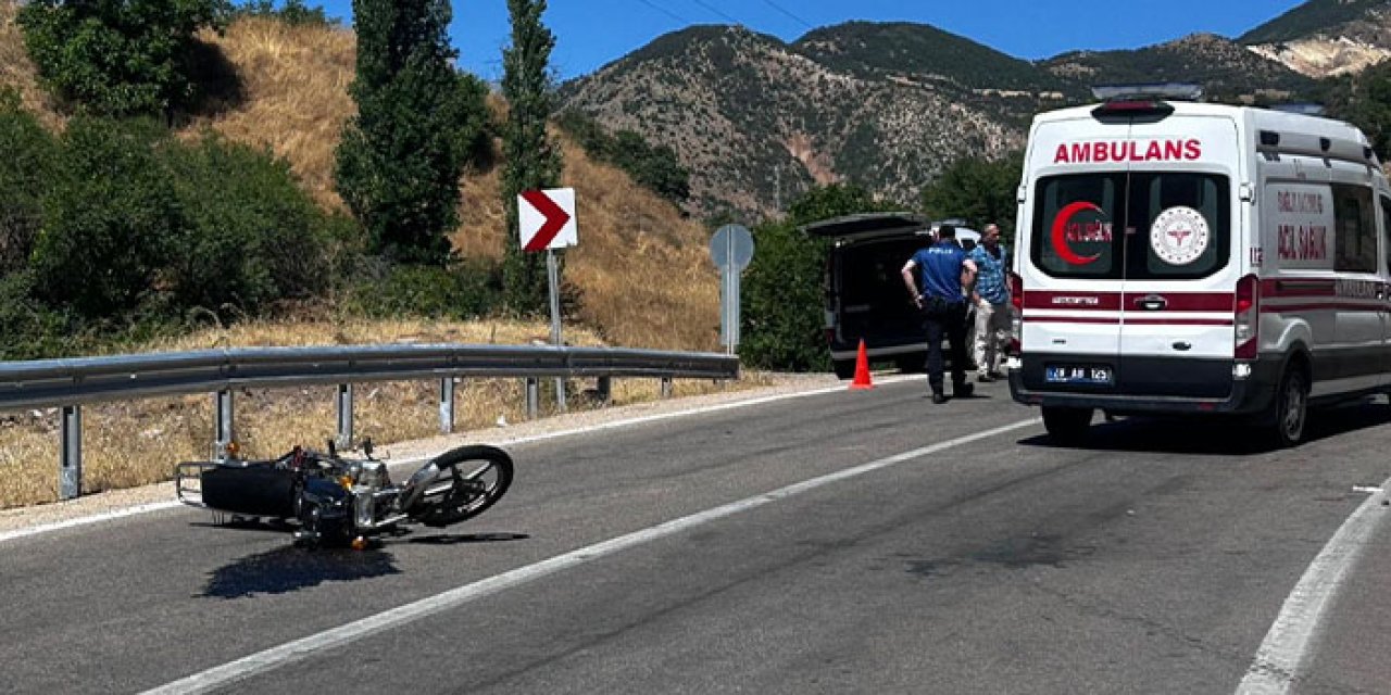 Giresun’da motosiklet kazası: Sürücü hayatını kaybetti